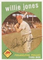 1959 Topps Baseball Cards      208     Willie Jones WB